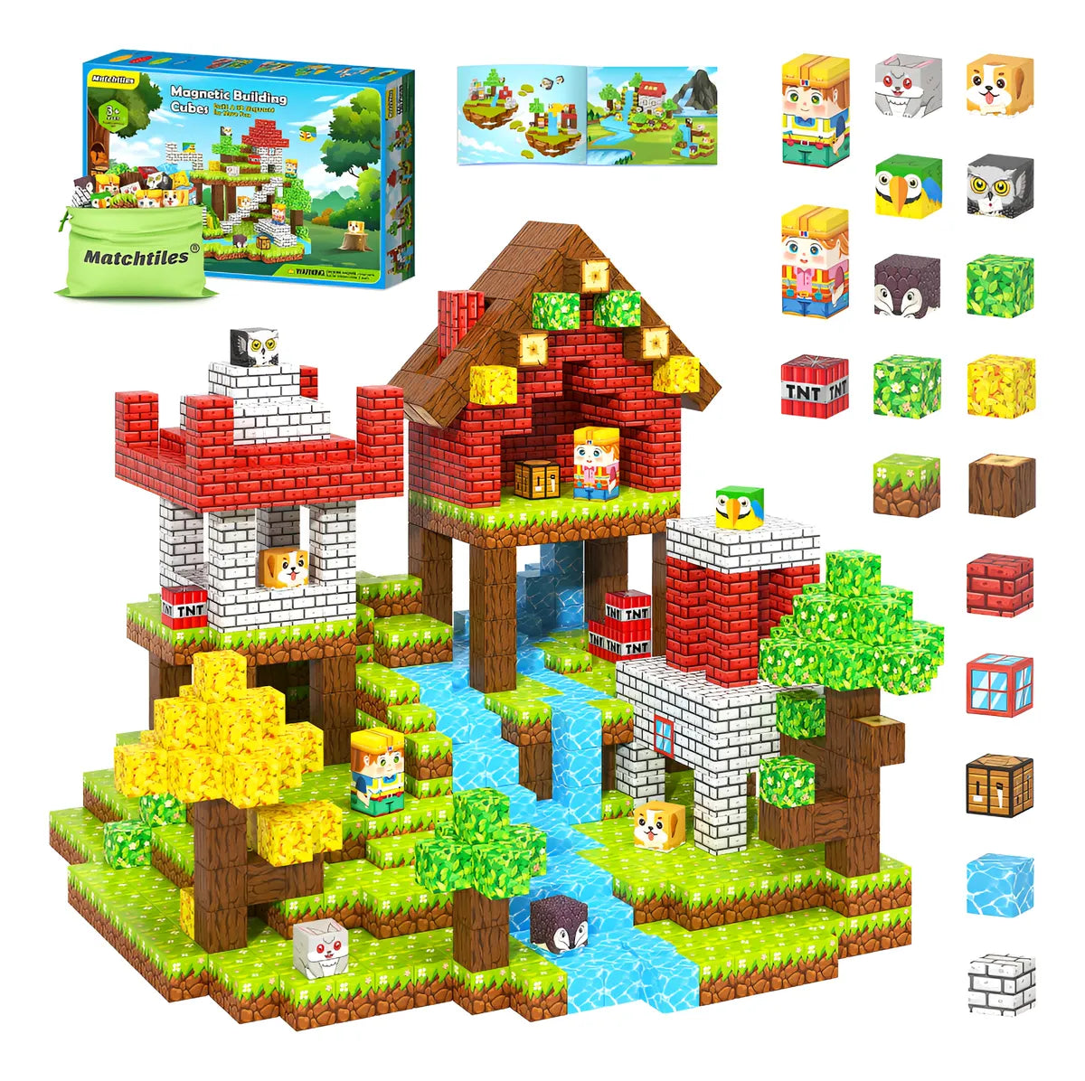 BloxiMag® – 100 Piezas para Crear Sin Parar